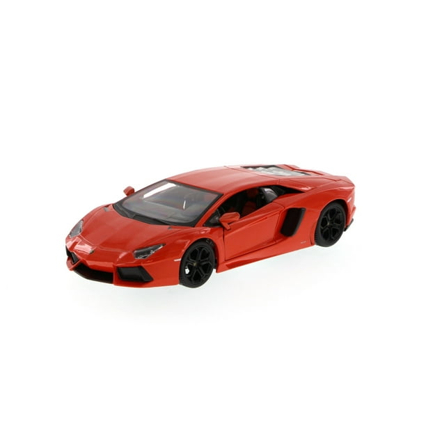 6" Diecast 1:32 Lamborghini Aventador LP-700-4 Pull Back New Ray Toy Orange